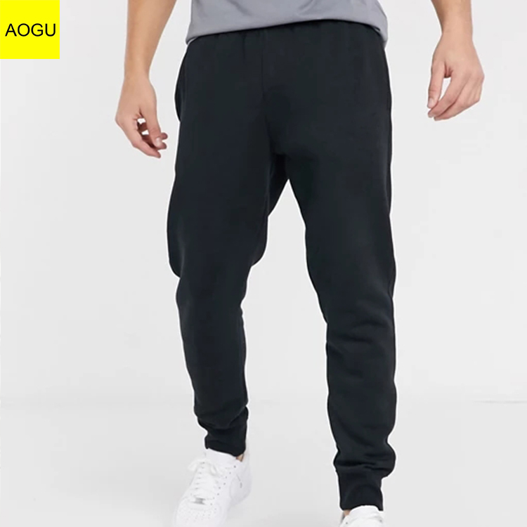 black sports joggers